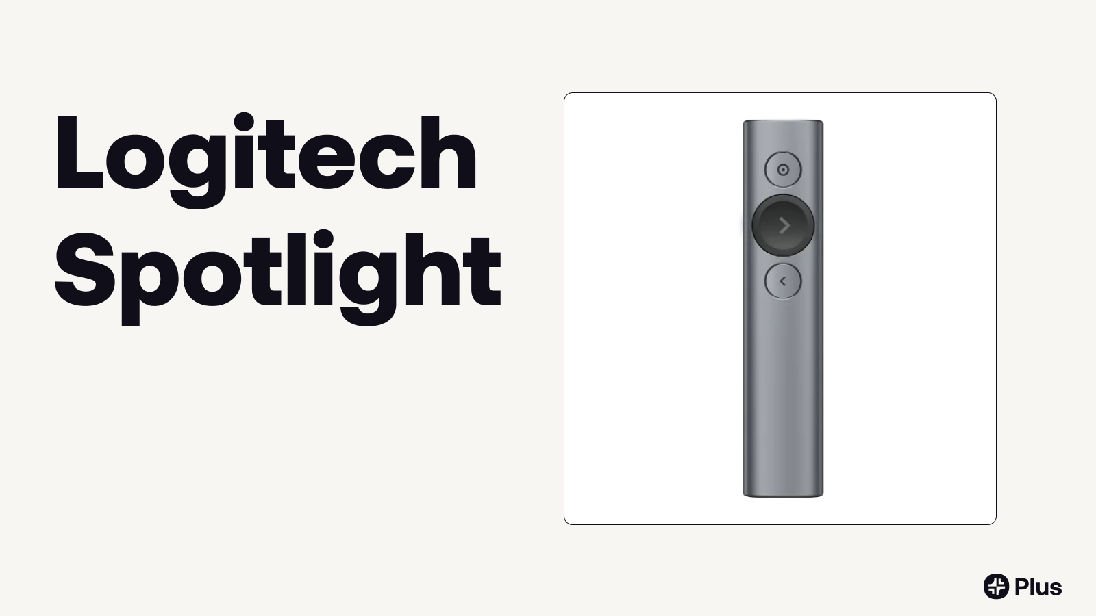 image of the Logitech Spotlight presentation clicker