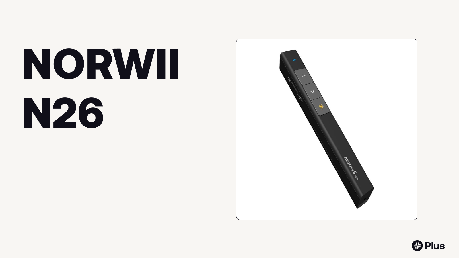 image of the NORWII N26 presentation clicker